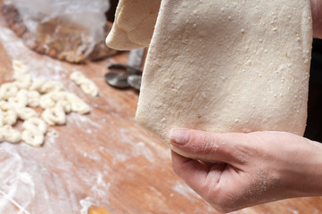 Baking cookies. Preparing for Christmas