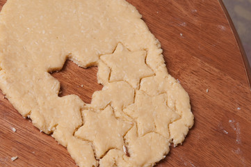 Baking cookies. Preparing for Christmas