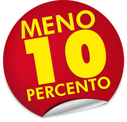 Sconto 10 percento
