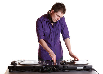 DJ am Turntable