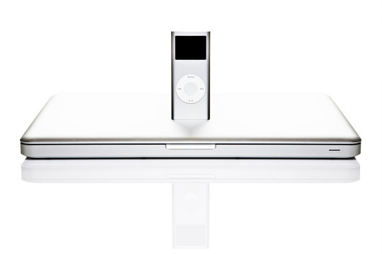 Laptop Computer and MP3 player