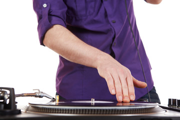 DJ am Turntable