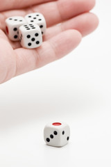 サイコロを振る