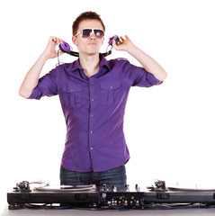 DJ am Turntable
