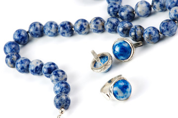 lazurite ring earring and neclaces