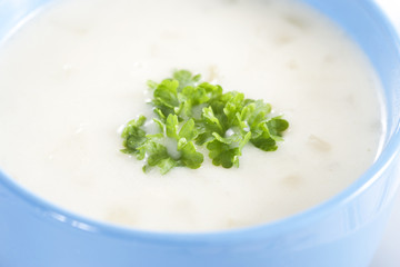 Onion pureed soup