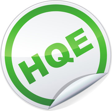 Sticker HQE (d&eacute;tour&eacute;)