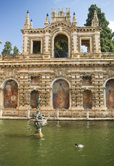 Obraz na płótnie Canvas Sevilla.La fuente de Neptuno