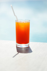 Poolside cocktail