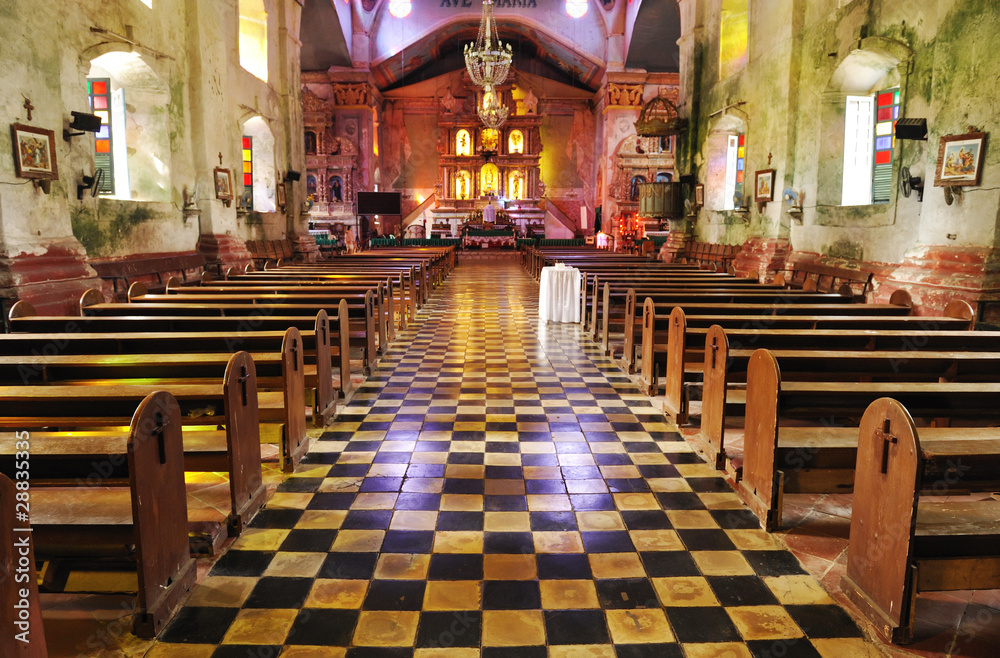 Wall mural Old catholic church