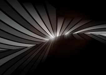 Vector dark abstract lined background