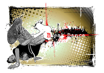 break dancer frame - 28841337