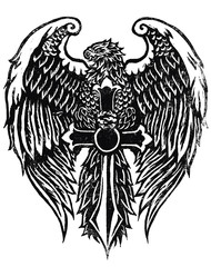 Eagle with Sword Stamp