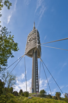 Collserola telecommunications tower at Barcelona, Spain