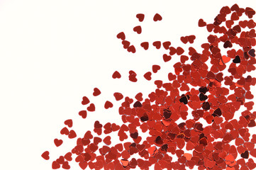 heart red confetti
