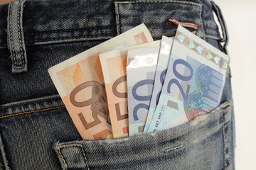 geld in tasche