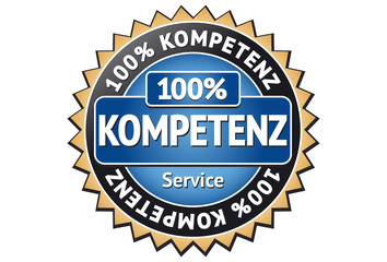 Kompetenz Siegel / Button