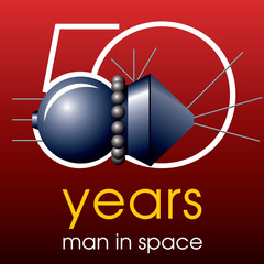 50 years man in space