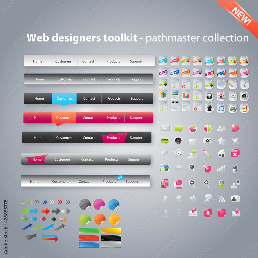 Wall mural web designers toolkit - pathmaster collection