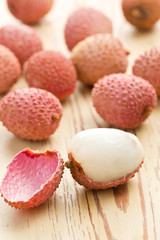tasty litchi fruit