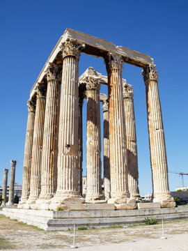 Ruins of Olympian Zeus temple, south east view