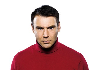 Fototapeta premium caucasian man anger