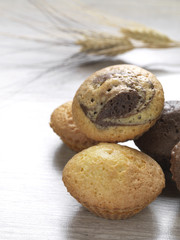 muffins on a table