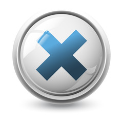 Obraz premium Symbole vectoriel croix annulation 04