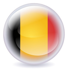 Fototapeta premium Belgium Crystal Ball Icon