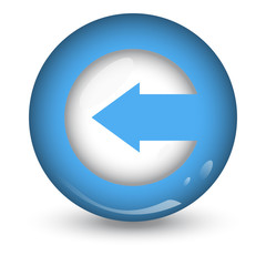 Symbole vectoriel flèche gauche 08