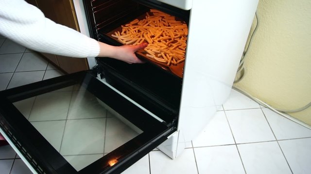 Pommes Frites im Backofen