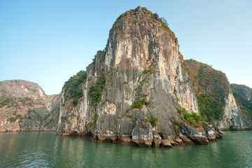 Fototapeta na wymiar Halong Bay, Vietnam. Unesco World Heritage Site.