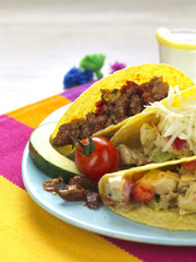 three tacos