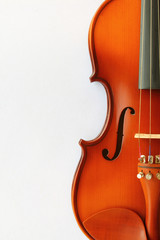 violin on white backgound © ittipol