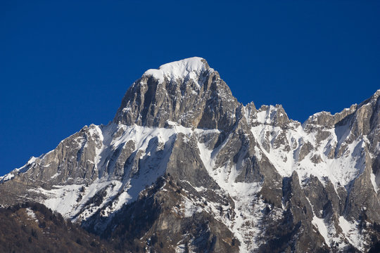 Mountain in a sunny day
