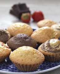 variety of muffins