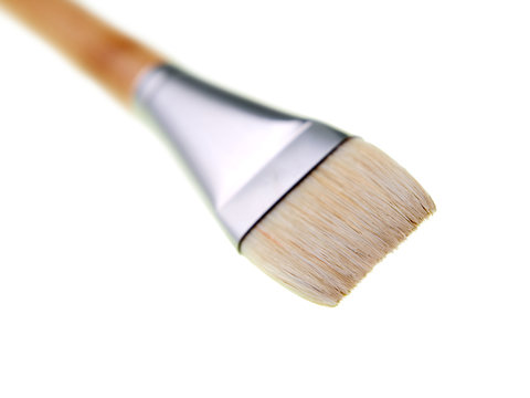 oil and acrylic paint brush