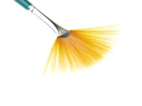 fächer künstler pinsel