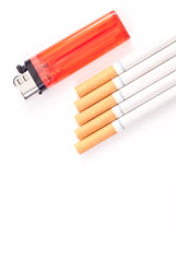 Cigarettes and a Lighter with Custom Space