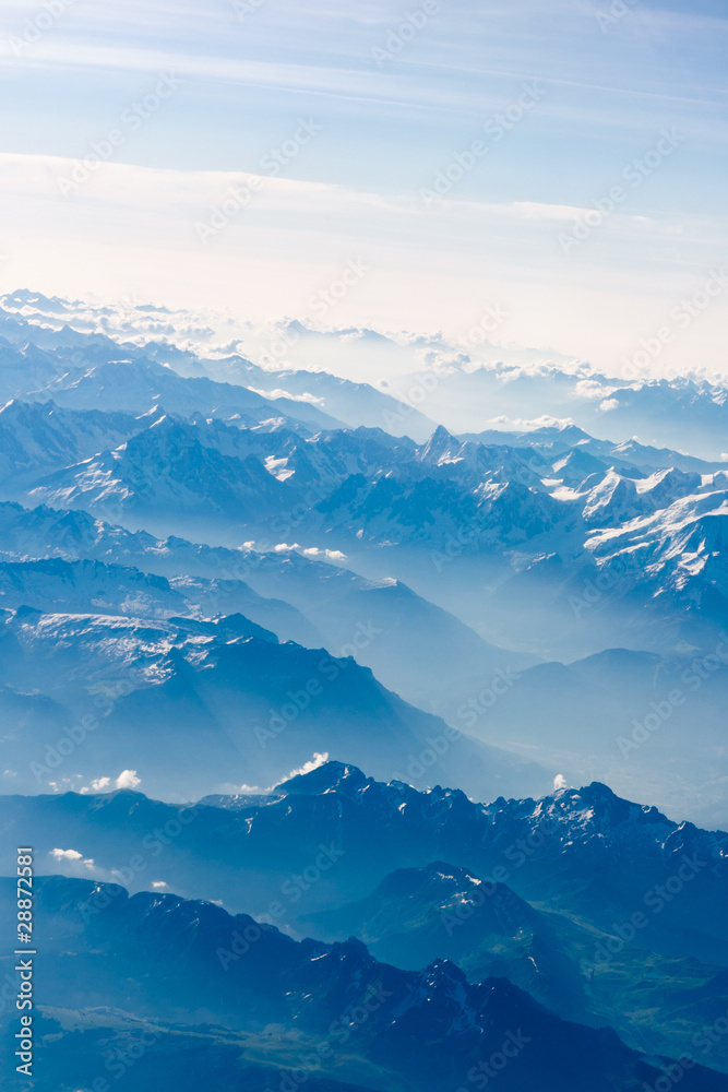 Wall mural mountain