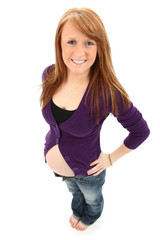 Fototapeta premium Happy Pregnant Woman