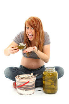 Pregnancy Pickles and Ice Cream