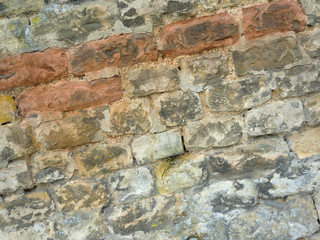 natural sandstone wall