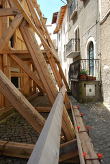 The earthquake in the city of L'Aquila - Abruzzo - Italy 012