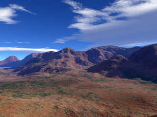 colorful fantasy landscape