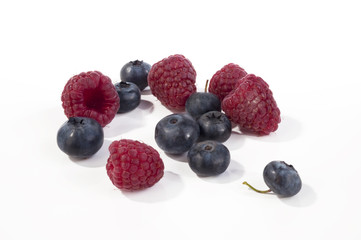 Heidelbeeren, Himbeeren