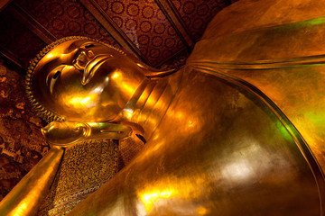 Bouddha couché, Wat Pho, Bangkok, Thaïlande