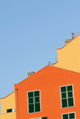 colored house