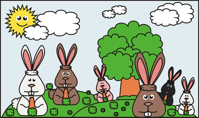 bunny land - kids - theme