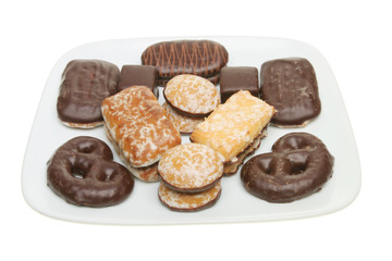 Selection of biscuits